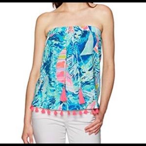 EUC Hey Bay Bay Lilly Pulitzer top-XS